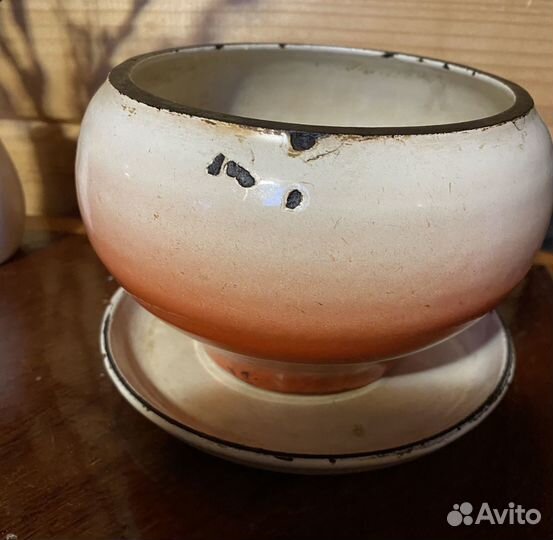 Горшок для запекания СССР чугунный