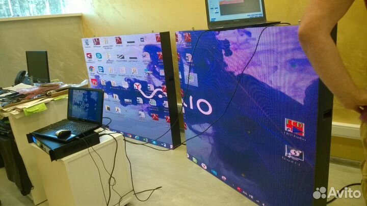 Светодиодные экраны сборка, монтаж и обслуживание