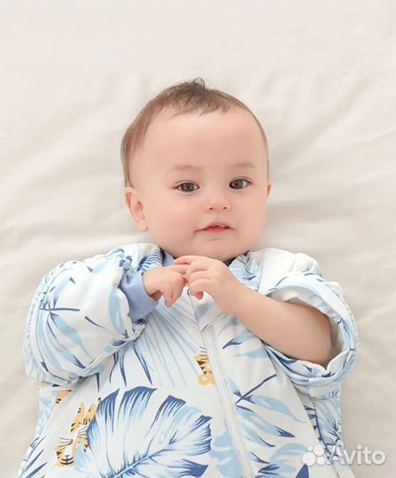 Спальный мешок детский/ одеяло для малыша 0-7 мес