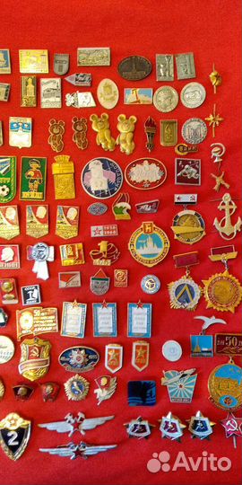 Значки СССР несколько