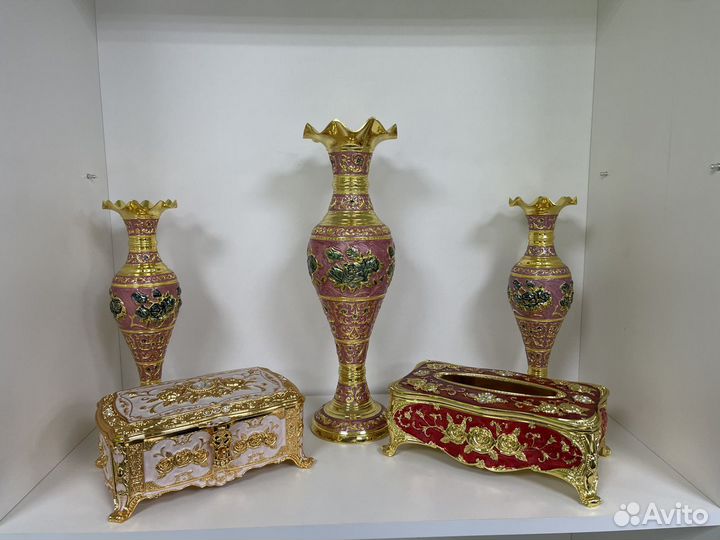 Ваза мельхиоровая для цветов