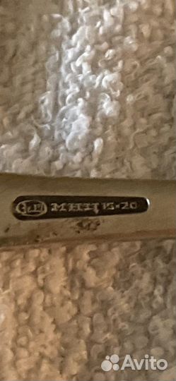 Ложка столовая старинная, набор 6 штук