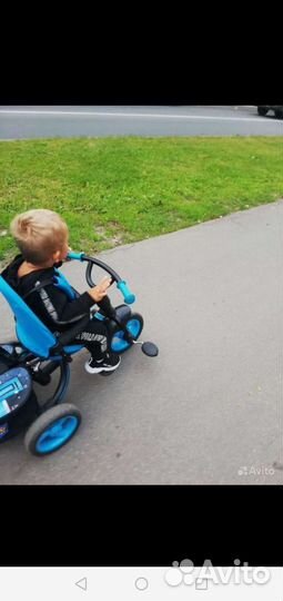 Детский трехколесный велосипед бу