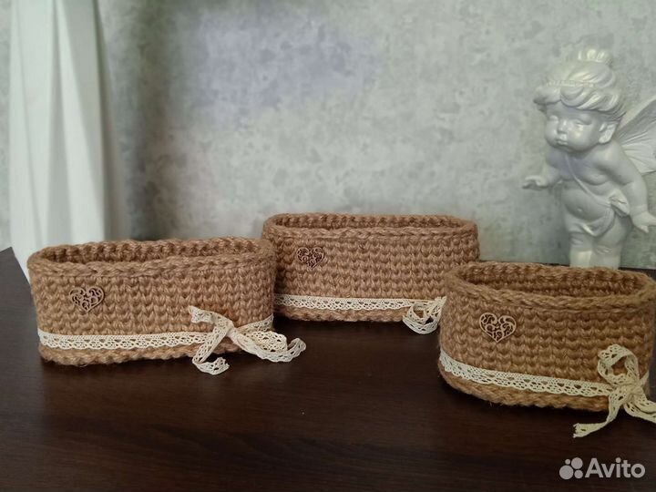 Корзины из джута