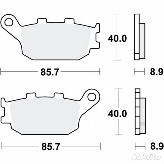 Тормозные колодки Honda Yamaha Kawasaki Suzuki