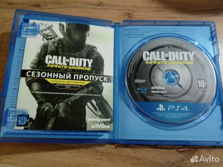 Call of duty infinite warfare диск ps4