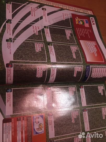 Журнал Panini футбол south africa 2010