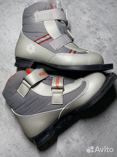 Лыжные ботинки детские 34