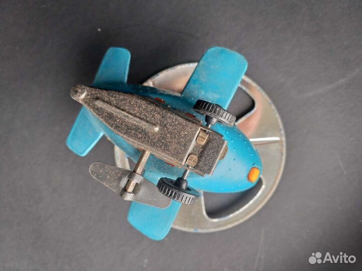 Игрушка СССР, вертолет заводной