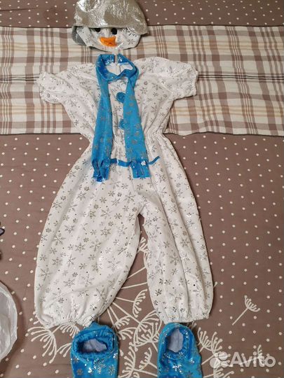 Костюм снеговика 104