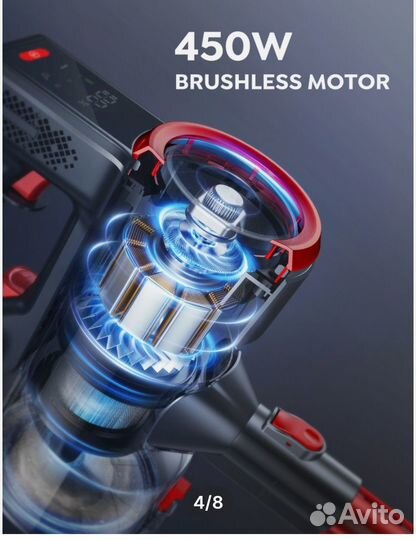 Пылесос беспроводной,повышенной мощности