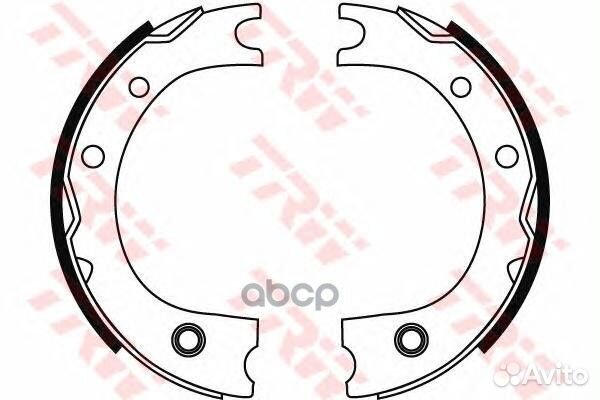 Колодки тормозные барабанные GS8716 TRW