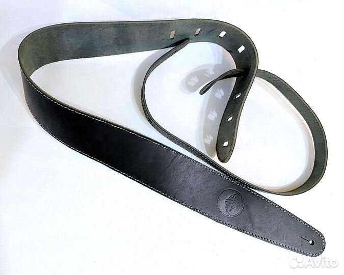 Кожаный гитарный ремень амс ргэ4.1