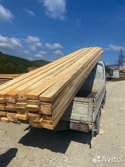 Доска обрезная, брус 100х100х6000