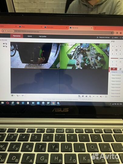 Устновка монтаж видеонаблюдения