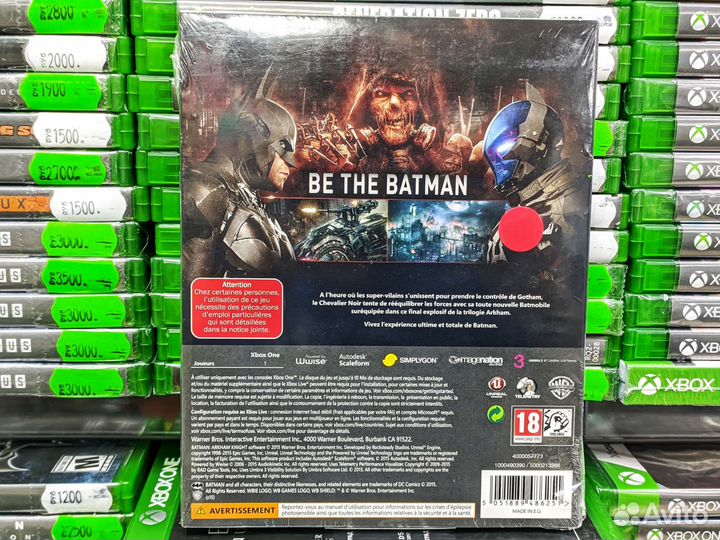 Batman: Рыцарь Аркхэма Xbox NEW