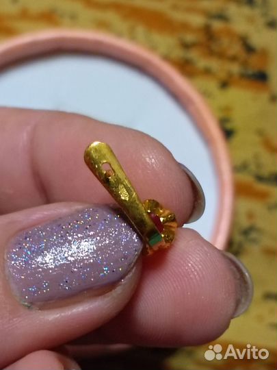 Серьги времен СССР