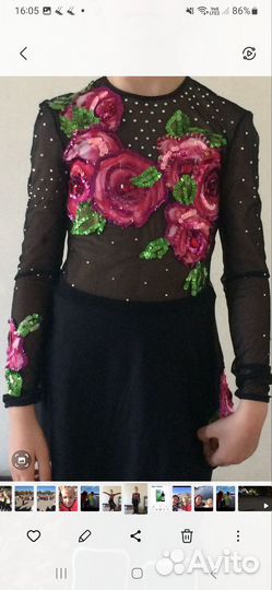 Платье для фигурного катания 134 140