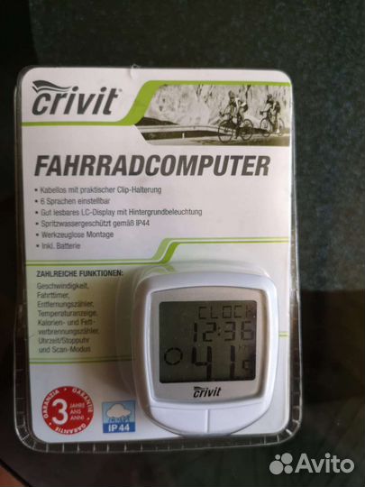 Велокомпьютер беспроводной Crivit из Германии