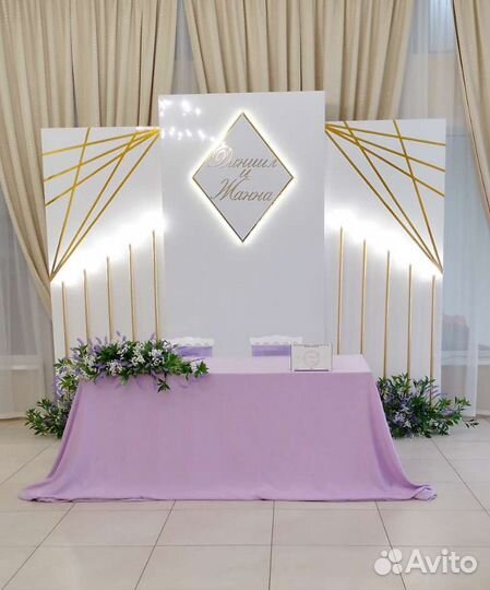 Оформление свадьбы и свадебный декор в аренду