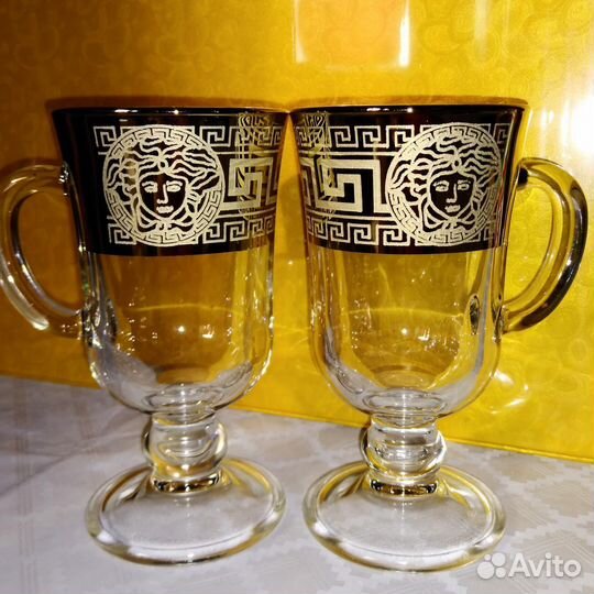 Набор бокалов Versace для глинтвейна, латте,глясе