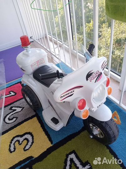 Детский мотоцикл на аккумуляторе бу