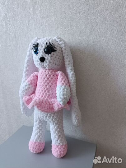 Мягкая игрушка заяц ручной работы