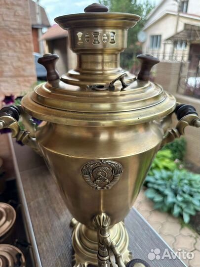 Самовар рюмкой с Гербом