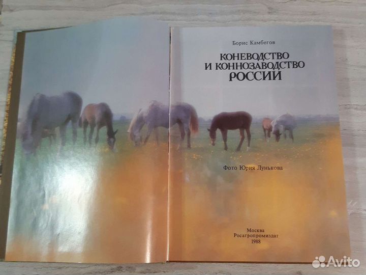 Книга по коневодству СССР 1988года