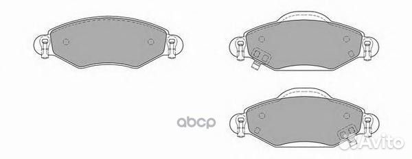 Колодки торм. перед. simer 842 (097802) Toyota