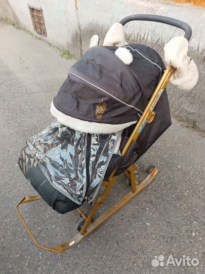 Коляска санки