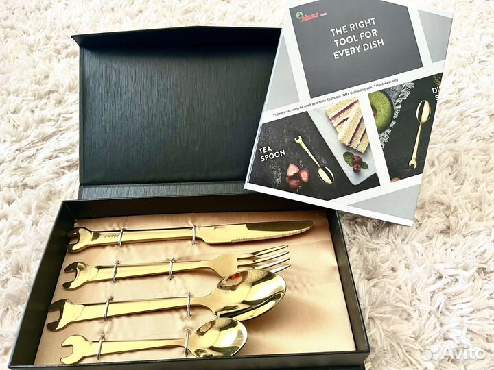 Набор гаечный+ложка,вилка,нож