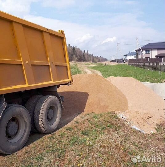 Песок карьерный