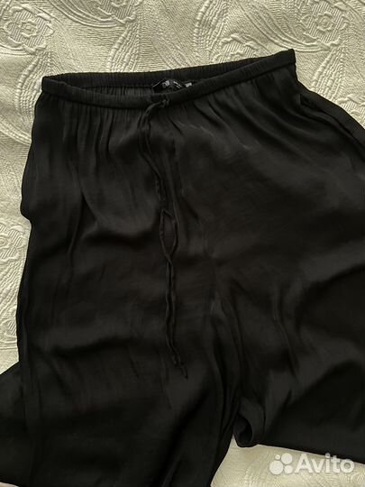 Штаны zara атласные