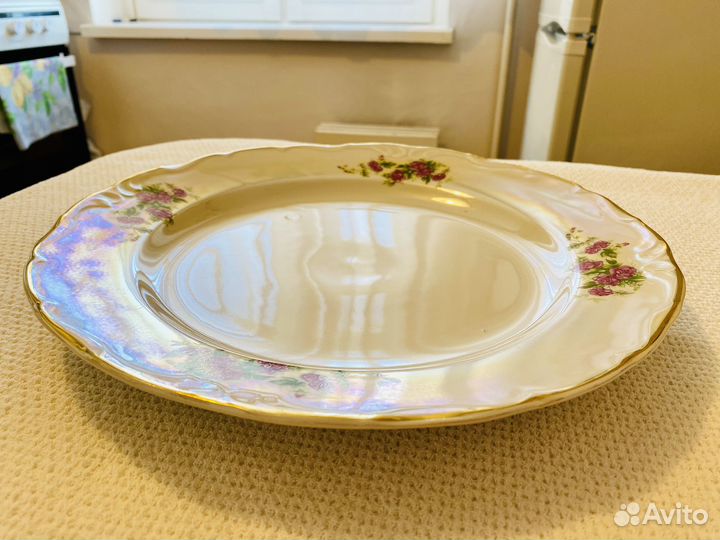 Блюдо большое фарфор
