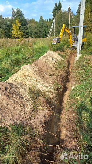 Услуги мини экскаватора