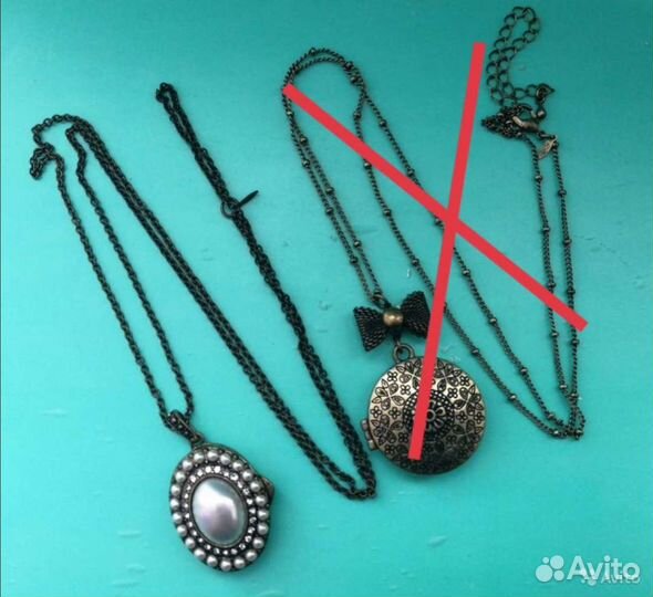 Бижутерия, кулон - локет