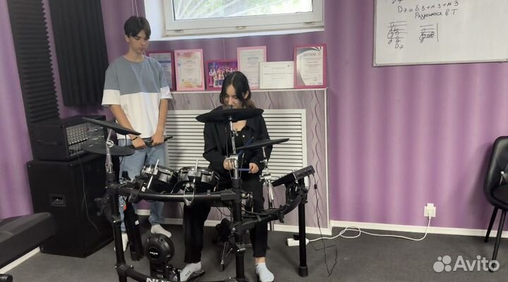 Уроки игры на барабанах для детей и взрослых