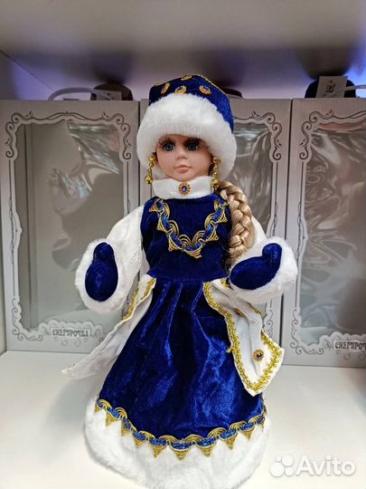 Снегурочка, фигура под ёлку, музыкальная