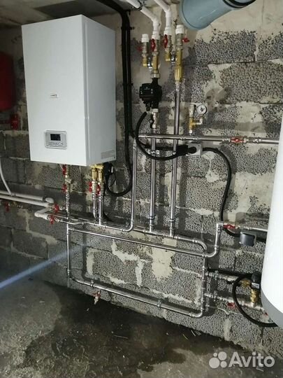 Монтаж отопления, водоснабжения, канализации