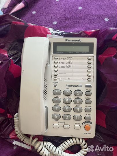Стационарный телефон panasonic