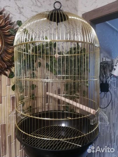 Клетка большая круглая 45*71, новая