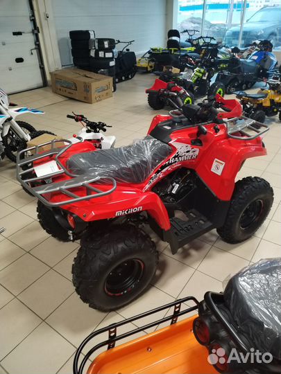 Квадроцикл Mikilon Hammer 200L Pro, красный