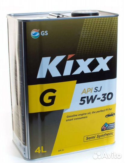 Моторное масло Kixx G SJ 5W-30 4л. п/с