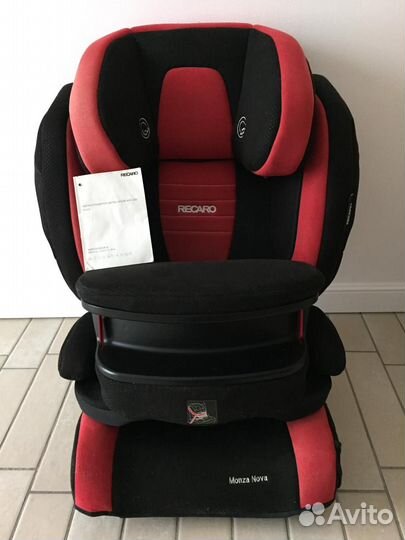 Автокресло Recaro Monza Nova, isofix, 9-36кг