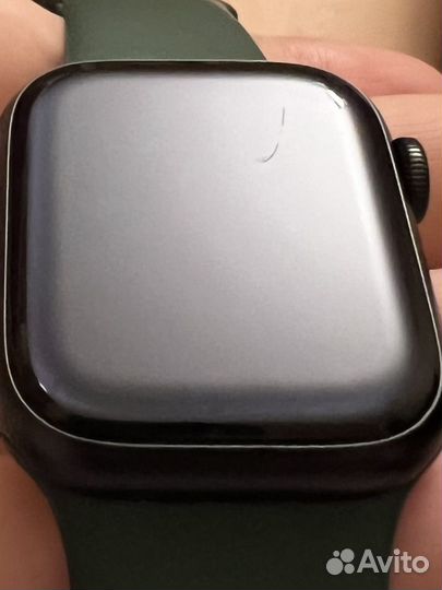 Часы apple watch 7 41 mm зеленые