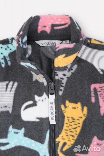 Куртка флисовая для девочки Crockid фл 34025 (98)