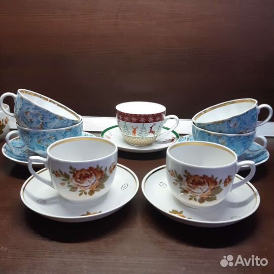 Чайные чашки,Вербилки,лфз,бренд Nata M