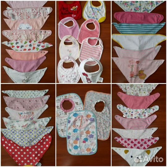 Фирменные слюнявчики Next George Mоthercare