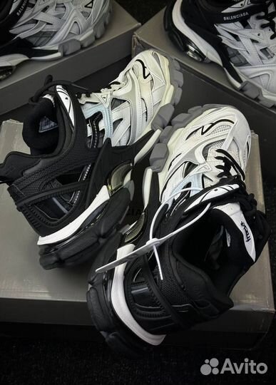 Balenciaga track 2 black white